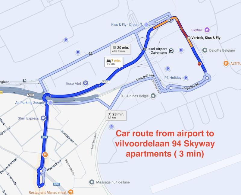 Skyway Airport Apartments Zaventem Exteriör bild